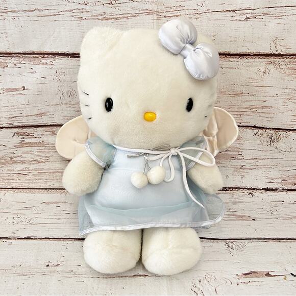 SANRIO SMILES Vintage 1999 Hello Kitty Angel Collectible Plush 18” - Picture 1 of 10